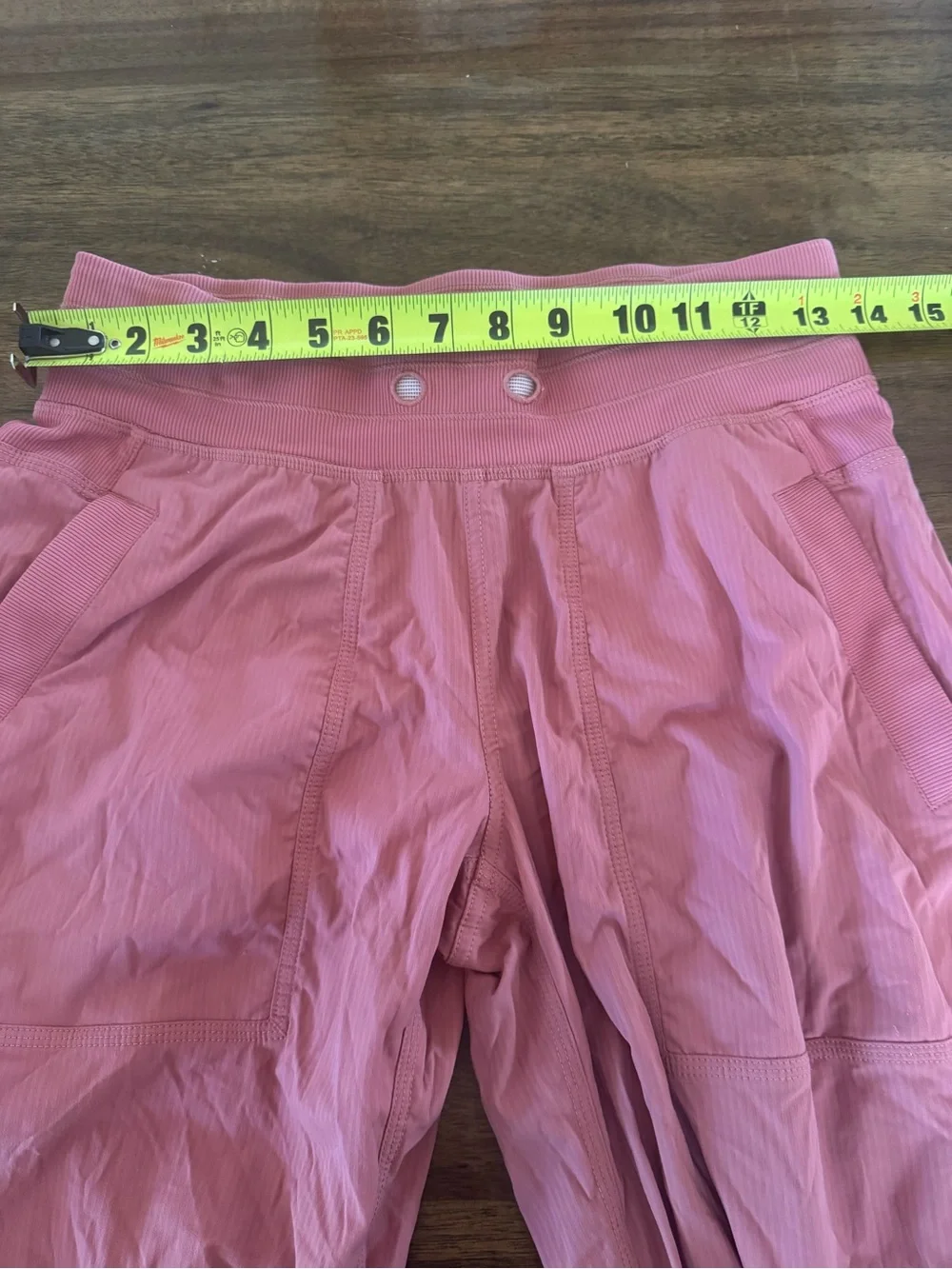 lululemon athletica Dance Studio mid rise full length Pant brier rose size 4